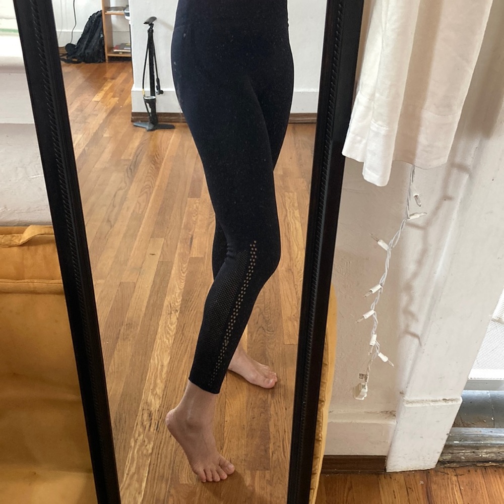 Black Unique High Quality Workout Leggings